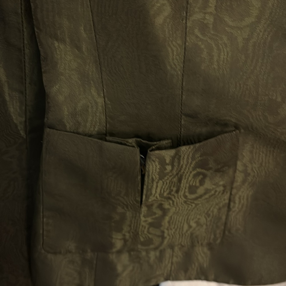 Escada green blazer size M Silk and Acetate - Picture 4 of 8